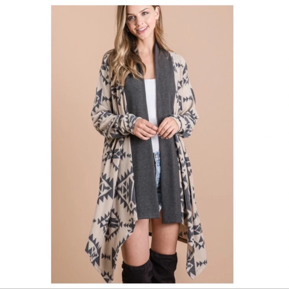 ❗️NEW❗️Aztec Open Cardigan - Picture 8 of 8